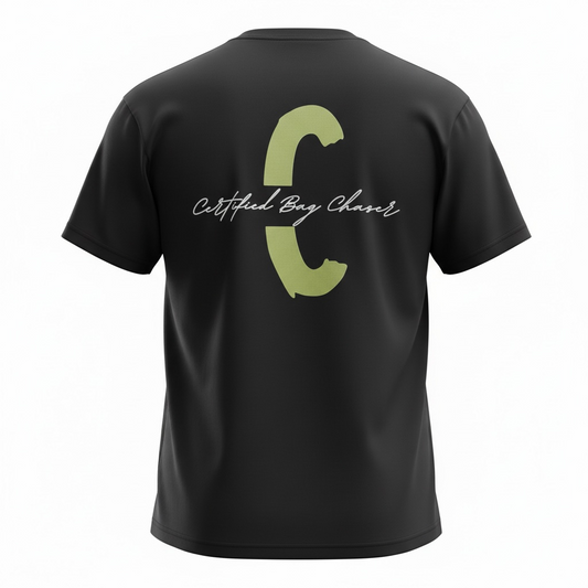 Certified Classic-Lime Green “C” Black Tee