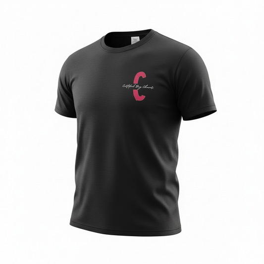 Certified Classic-Pink “C” Black Tee