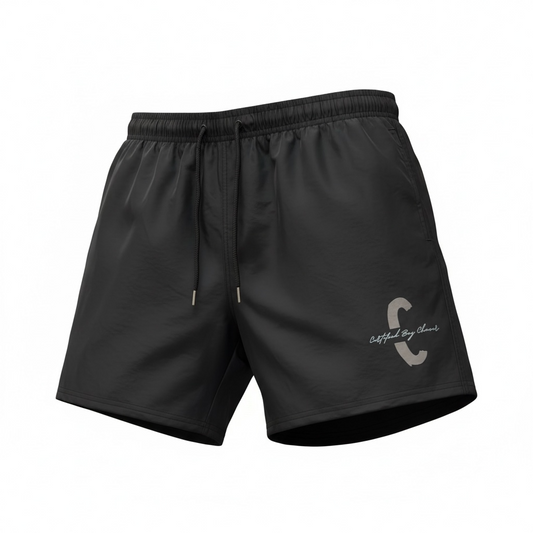 Certified Classic-Grey “C” Black Shorts