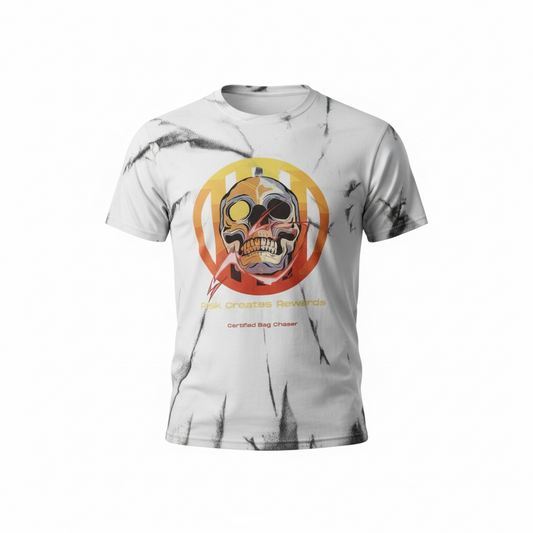 Certified Outlaw-White Tee Black Fade