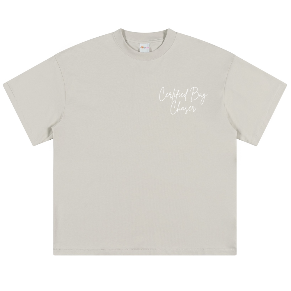 Certified Gain-Blue Lettering T Shirt