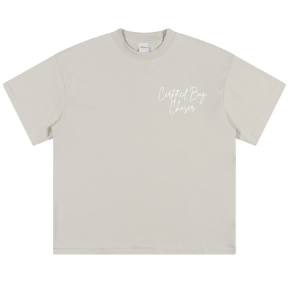 Certified Gain-Blue Lettering T Shirt