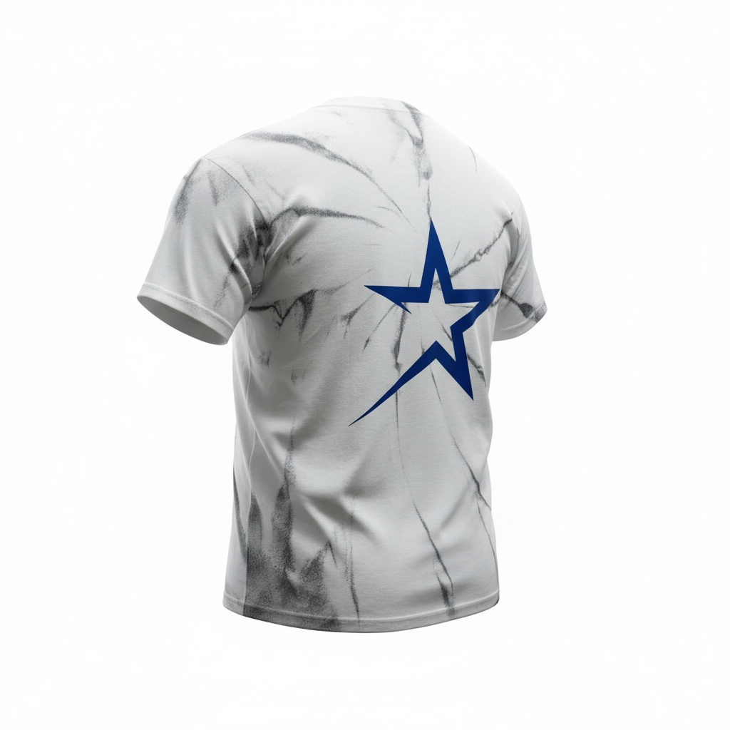 Certified Heavy-White Tee Black Fade