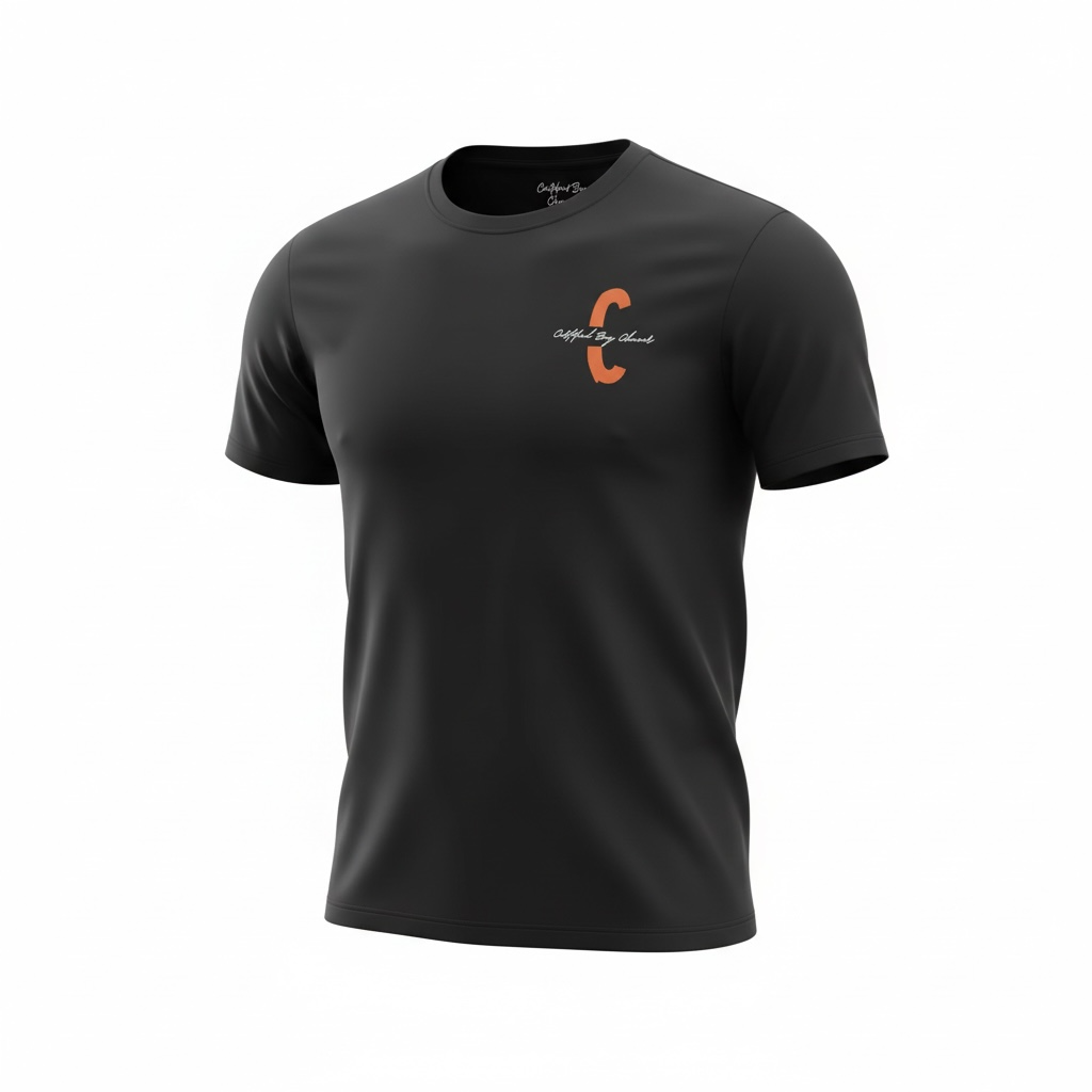 Certified Classic-Orange “C” Black Tee