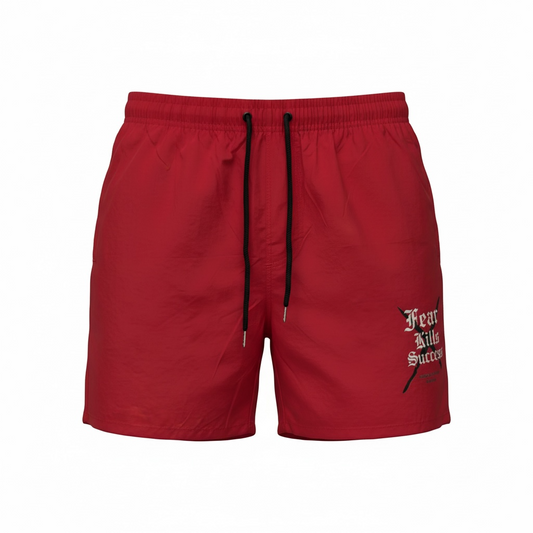 Certified Ambition-Red Shorts
