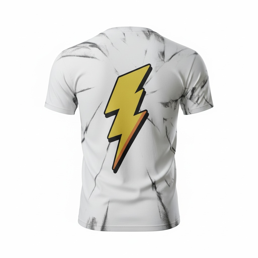 Certified Outlaw-White Tee Black Fade