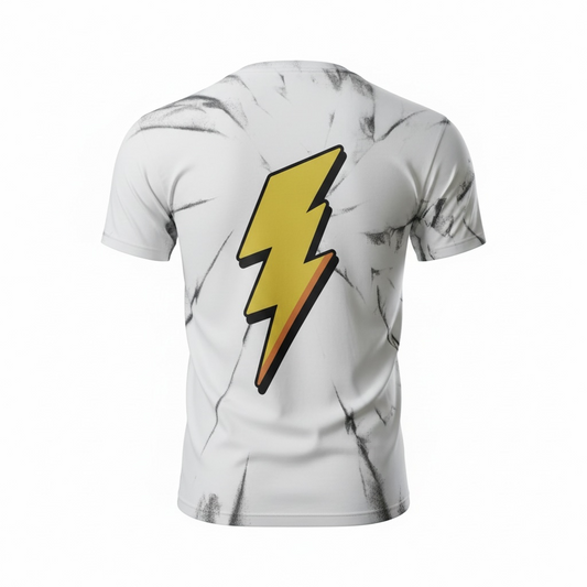 Certified Outlaw-White Tee Black Fade