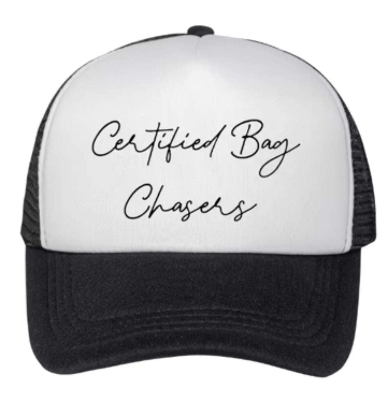 Certified Elite-Black and White Trucker Hat