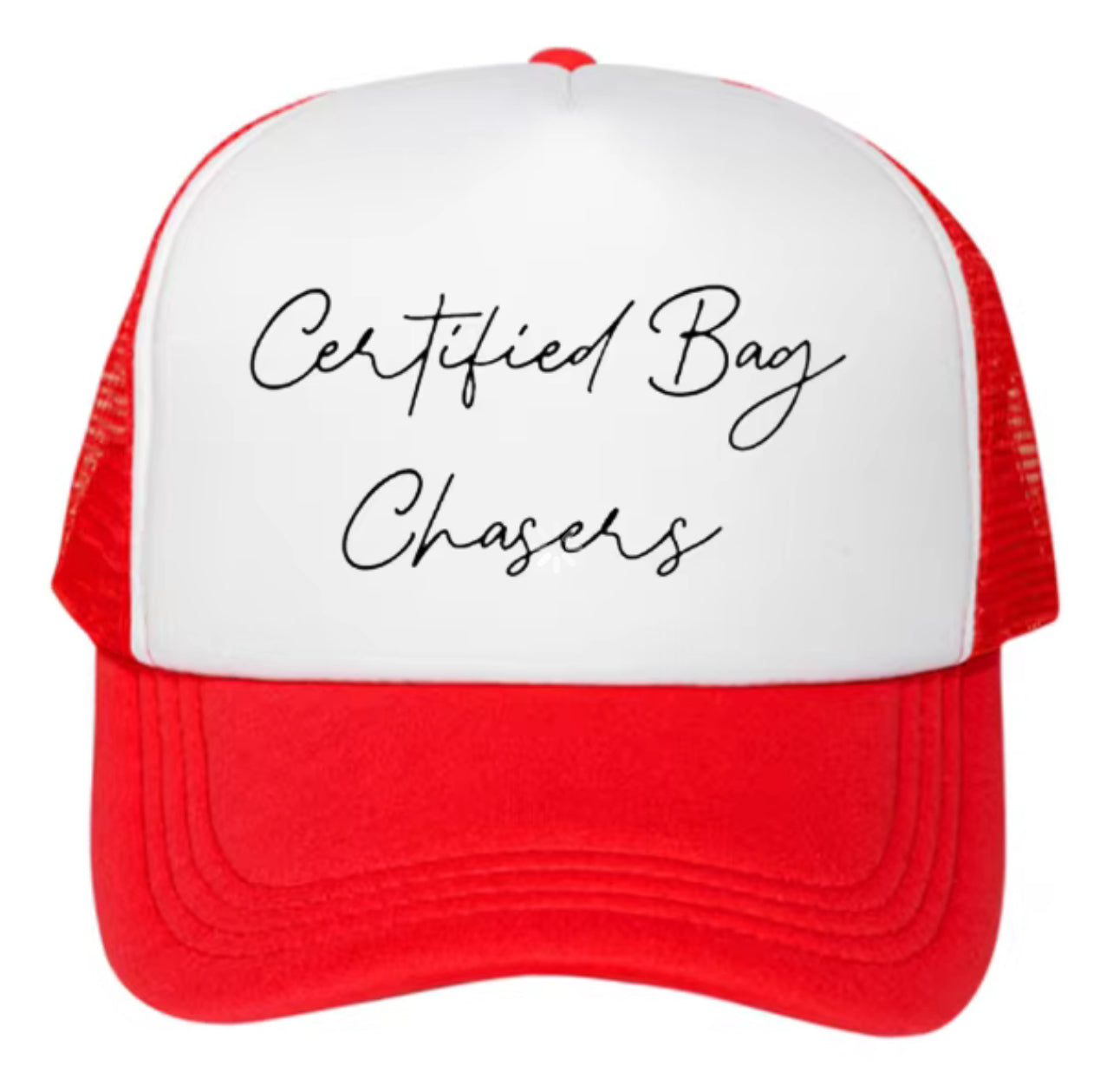 Certified Elite-Red and White Trucker Hat