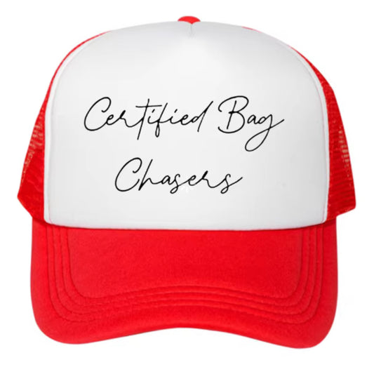 Certified Elite-Red and White Trucker Hat