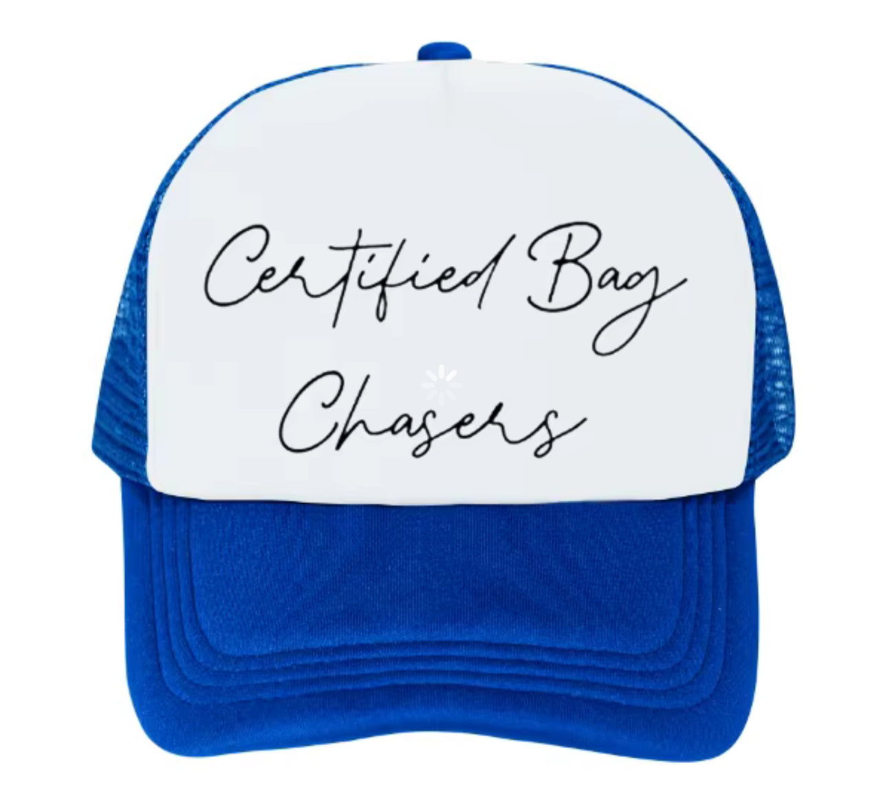 Certified Elite-Blue and White Trucker Hat