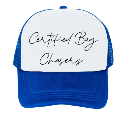 Certified Elite-Blue and White Trucker Hat