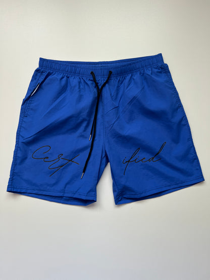 Certified Blue Shirt And Short Set