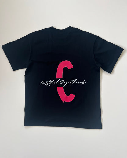 Short sleeve tshirt with pink certified