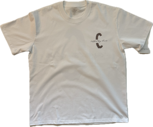 Certified Classic-Grey “C” White Tee