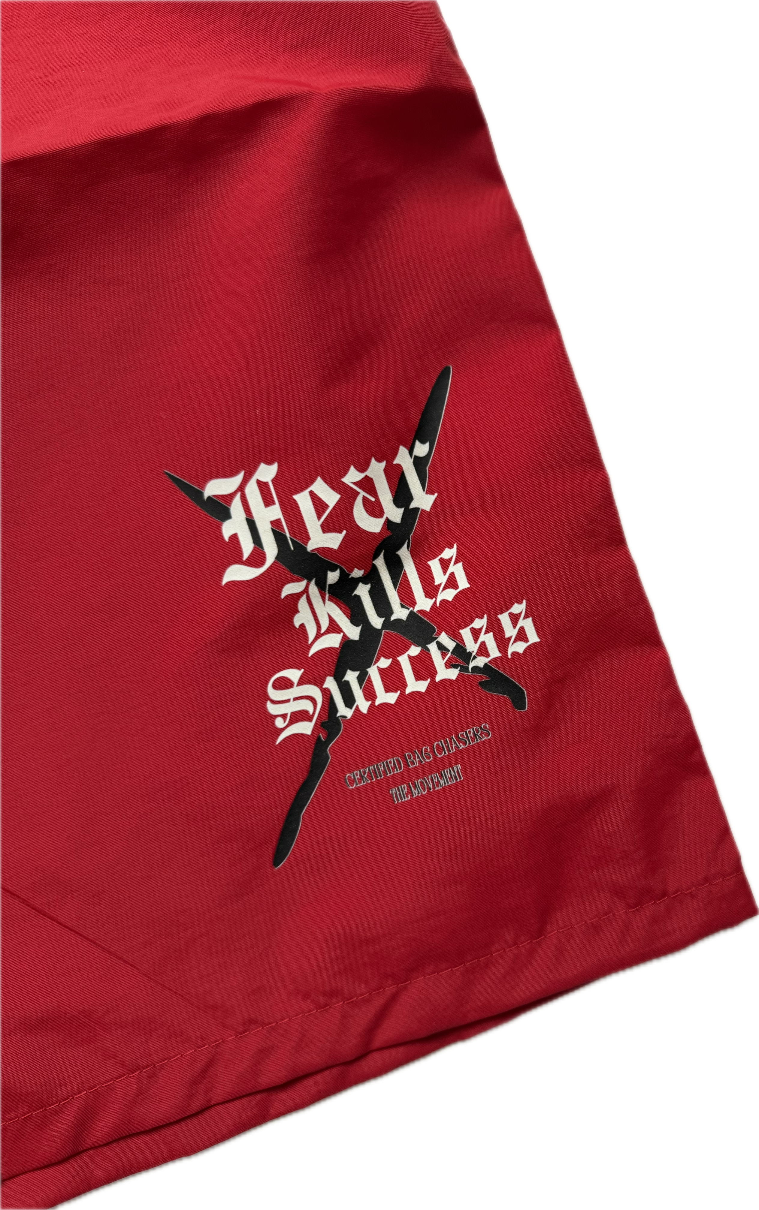 Certified Ambition-Red Shorts