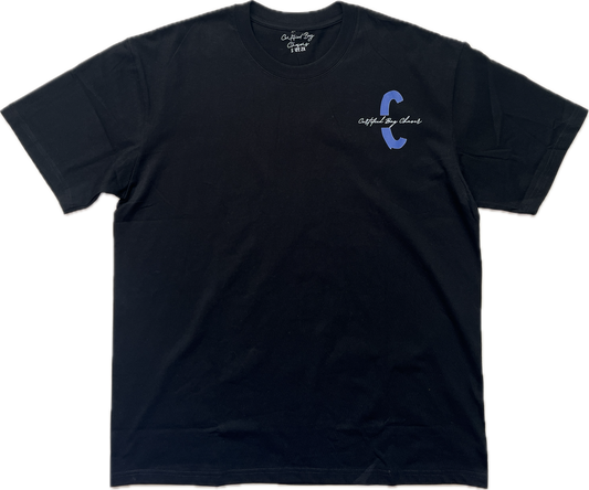 Certified Classic-Blue “C” Black Tee